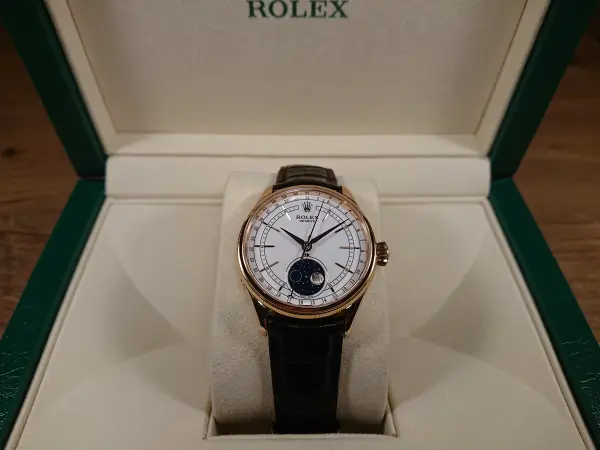 ROLEX CELLINI MOONPHASE EVEROSE GOLD