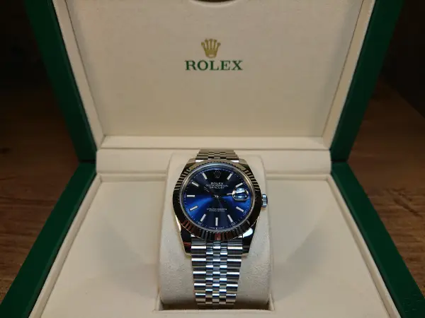 ROLEX DATEJUST 41 BLUE DIAL