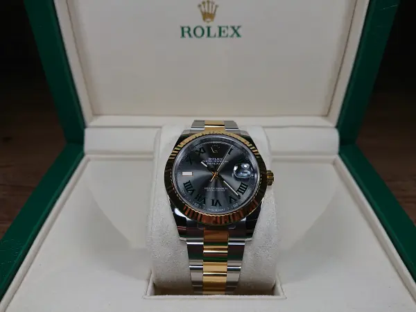 ROLEX DATEJUST TWO TONE FLUTED BEZEL